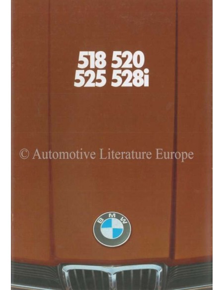 1977 BMW 5 SERIES BROCHURE GERMAN