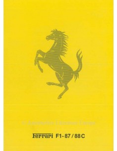1988 FERRARI F1-87 / 88 C BROCHURE 511/88