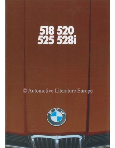 1978 BMW 5 SERIES BROCHURE DUTCH