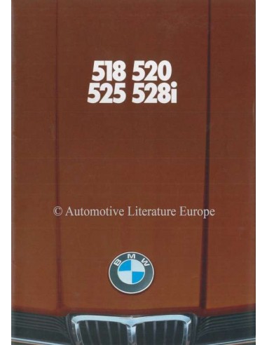 1978 BMW 5 SERIES BROCHURE DUTCH