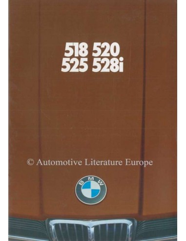 1978 BMW 5ER PROSPEKT NIEDERLÄNDISCH