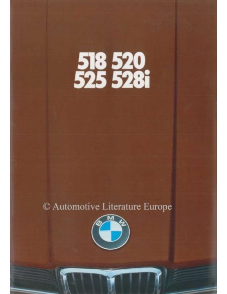 1978 BMW 5 SERIES BROCHURE GERMAN