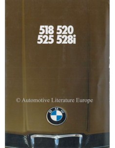 1979 BMW 5 SERIES BROCHURE GERMAN
