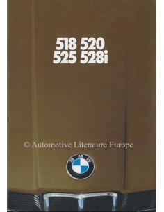 1979 BMW 5 SERIE BROCHURE NEDERLANDS
