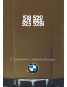 1979 BMW 5ER PROSPEKT NIEDERLÄNDISCH