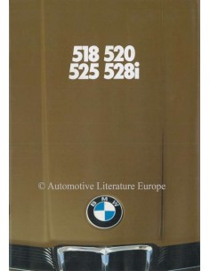 1980 BMW 5ER PROSPEKT DEUTSCH