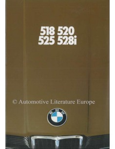 1980 BMW 5ER PROSPEKT NIEDERLÄNDISCH