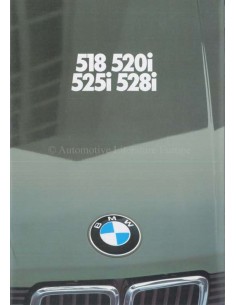 1981 BMW 5ER PROSPEKT DEUTSCH