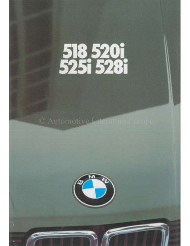 1981 BMW 5 SERIE BROCHURE NEDERLANDS