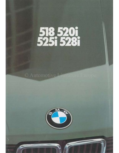 1981 BMW 5ER PROSPEKT NIEDERLÄNDISCH