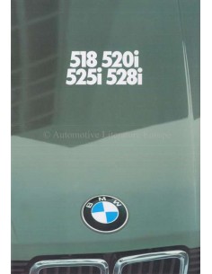 1981 BMW 5ER PROSPEKT NIEDERLÄNDISCH