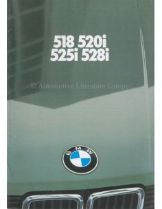 1982 BMW 5 SERIES BROCHURE DUTCH