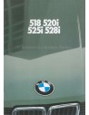 1982 BMW 5 SERIES BROCHURE DUTCH