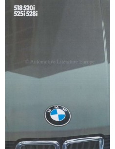 1982 BMW 5 SERIES BROCHURE GERMAN