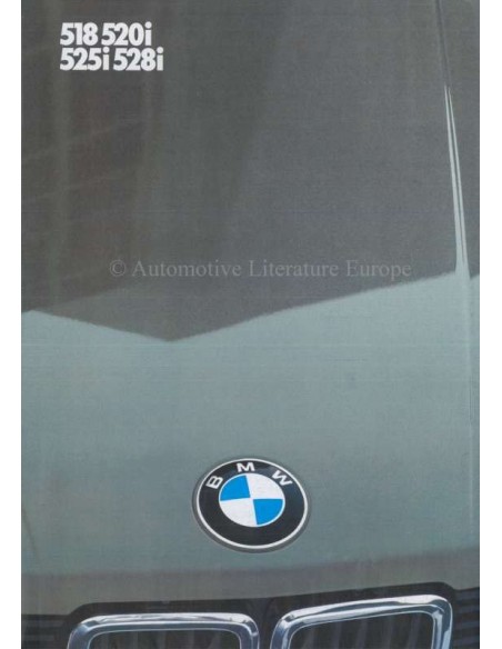 1982 BMW 5ER PROSPEKT DEUTSCH