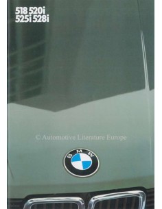 1982 BMW 5ER PROSPEKT DEUTSCH
