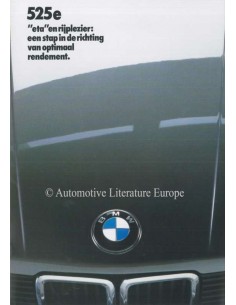 1983 BMW 5 SERIE BROCHURE NEDERLANDS