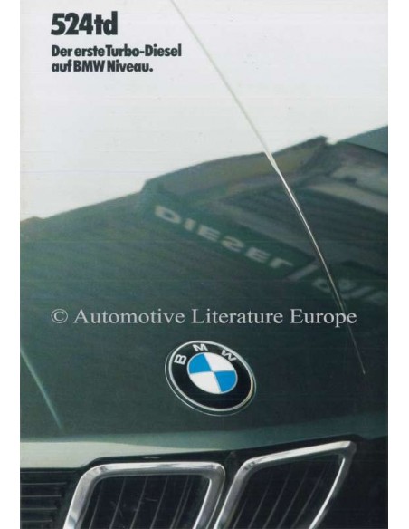 1983 BMW 5 SERIES BROCHURE GERMAN