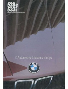 1983 BMW 5 SERIES BROCHURE ENGLISH