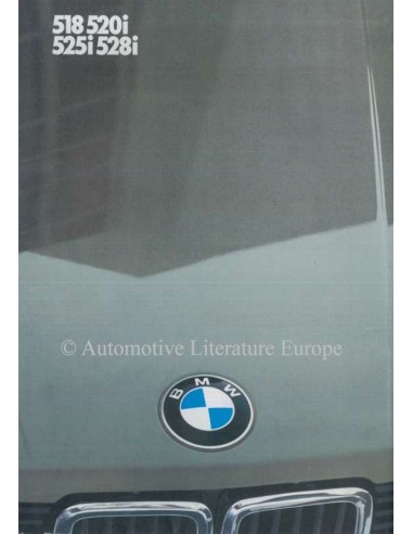 1983 BMW 5 SERIE BROCHURE NEDERLANDS