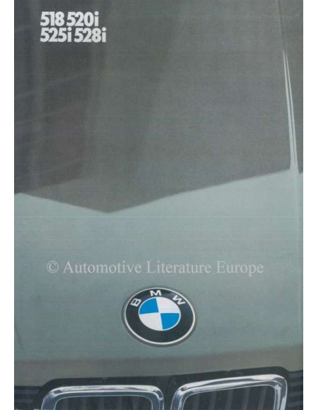 1983 BMW 5 SERIE BROCHURE NEDERLANDS