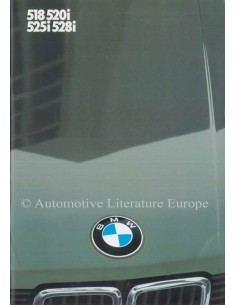 1983 BMW 5 SERIES BROCHURE DUTCH