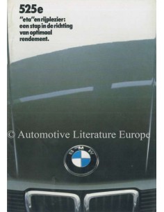 1983 BMW 5 SERIES BROCHURE DUTCH