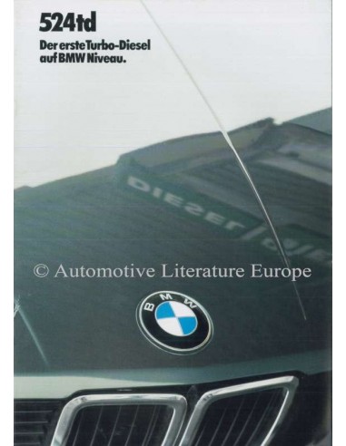 1983 BMW 5 SERIES BROCHURE GERMAN