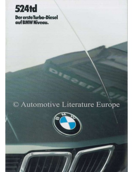 1983 BMW 5 SERIE BROCHURE DUITS