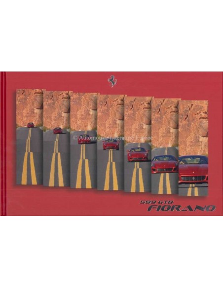 2006 FERRARI 599 GTB FIORANO HARDCOVER PROSPEKT