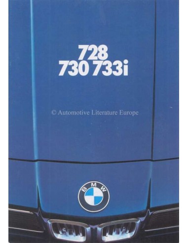 1978 BMW 7 SERIES BROCHURE DUTCH