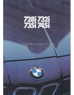 1979 BMW 7ER PROSPEKT NIEDERLÄNDISCH