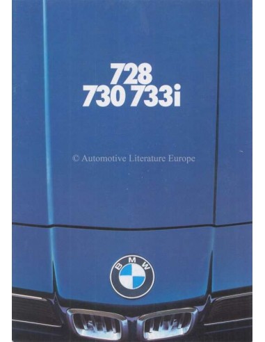 1979 BMW 7 SERIE BROCHURE NEDERLANDS