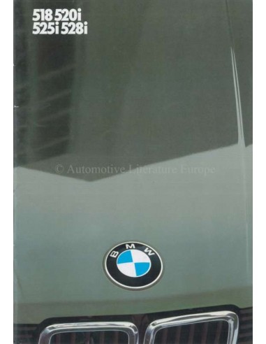 1984 BMW 5 SERIE BROCHURE DUITS