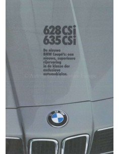 1982 BMW 6 SERIES BROCHURE DUTCH