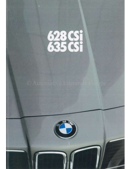 1982 BMW 6 SERIE BROCHURE NEDERLANDS