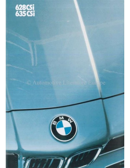 1985 BMW 6 SERIES BROCHURE DUTCH