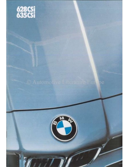 1985 BMW 6 SERIES BROCHURE DUTCH