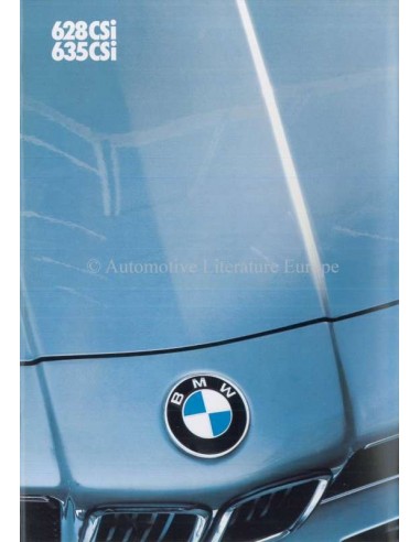 1986 BMW 6 SERIES BROCHURE DUTCH