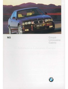 1996 BMW M3 SERIES BROCHURE GERMAN