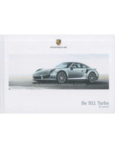 2015 PORSCHE 911 TURBO S HARDCOVER PROSPEKT NIEDERLÄNDISCH