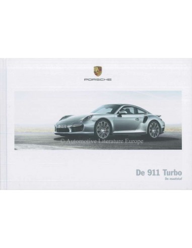 2015 PORSCHE 911 TURBO S HARDCOVER PROSPEKT NIEDERLÄNDISCH