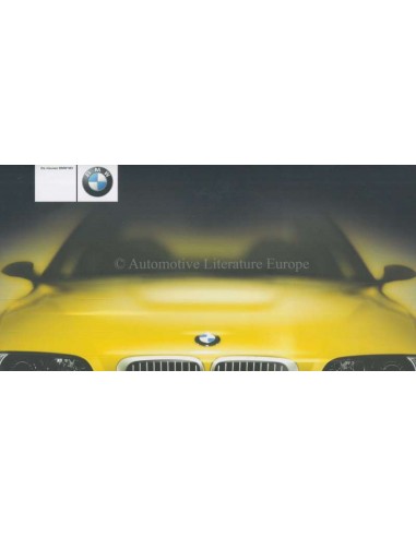2000 BMW M3 BROCHURE NEDERLANDS