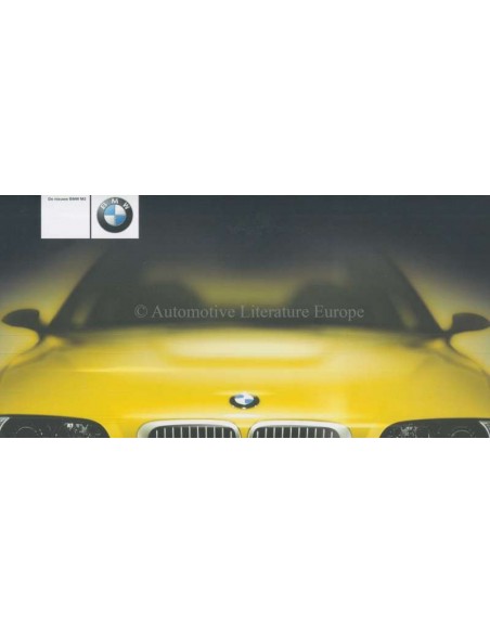 2000 BMW M3 BROCHURE DUTCH