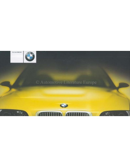 2000 BMW M3 BROCHURE GERMAN