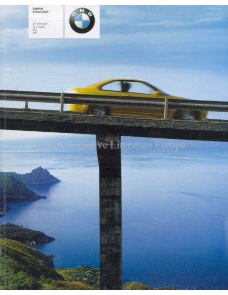 2000 BMW M3 SERIE BROCHURE DUITS