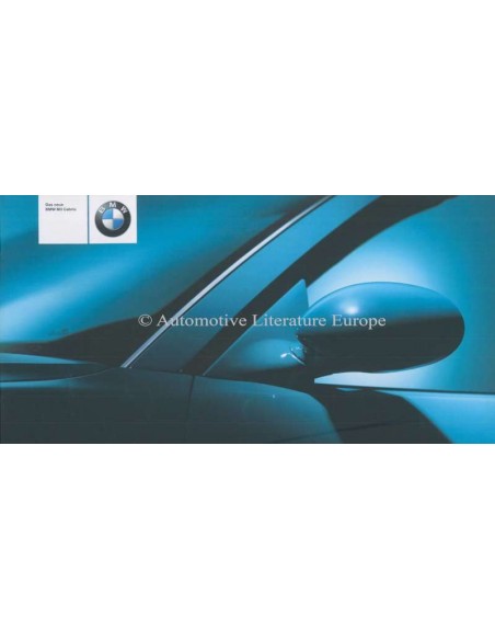 2001 BMW M3 CONVERTIBLE BROCHURE GERMAN