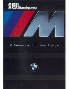 1985 BMW M5 BROCHURE DUITS