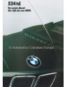 1986 BMW 5 SERIES BROCHURE DUTCH