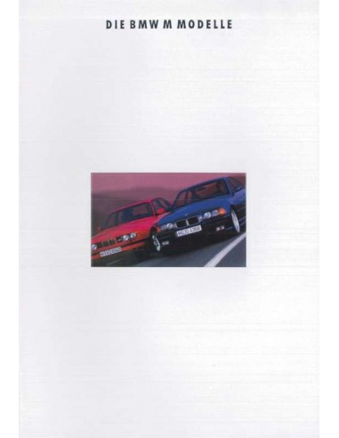 1993 BMW M SERIES RANGE BROCHURE GERMAN